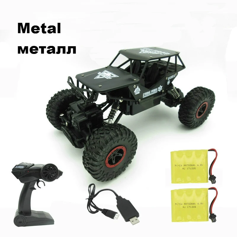Rc автомобиль 4WD скалолазание ралли 4x4 двойные двигатели Bigfoot дистанционное