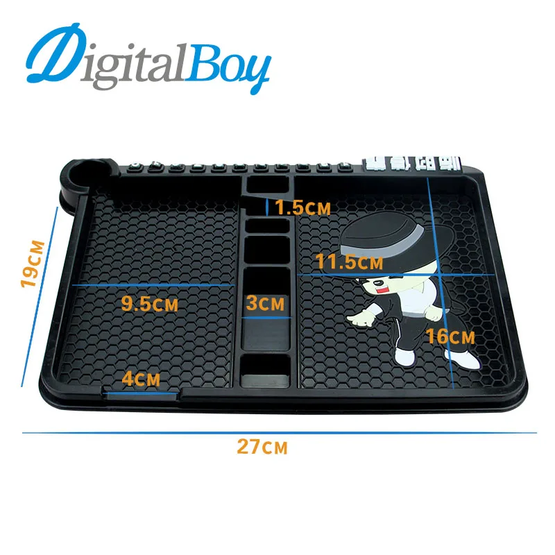 Digitalboy Универсальный Автомобильный силиконовый нескользящий коврик держатель
