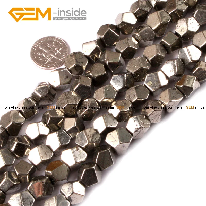 Бусины Из Натурального пиритового камня 6 10 мм 15 дюймов|stone beads|beads for jewelry makingdiy beads |