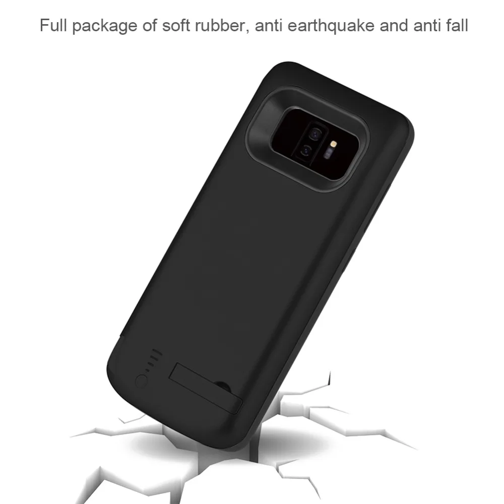 Новейший 5000mAh ТПУ перезаряжаемый зарядный Аккумулятор Чехол для samsung S9 S9+ 6000mAh чехол питания для Galaxy S9 plus зарядное устройство чехол