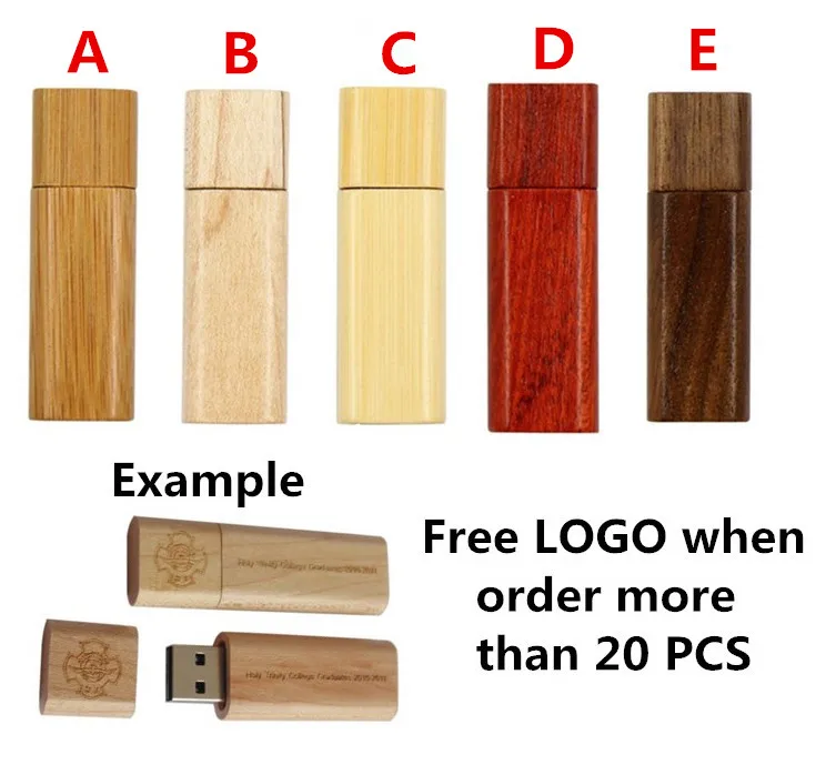 Деревянный бамбуковый флеш накопитель USB 3 0 с логотипом клиента флэш деревянными