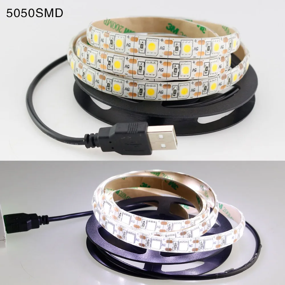 Ленсветильник светодиодная Водонепроницаемая с питанием от USB 5 В 1 м | Лампы и