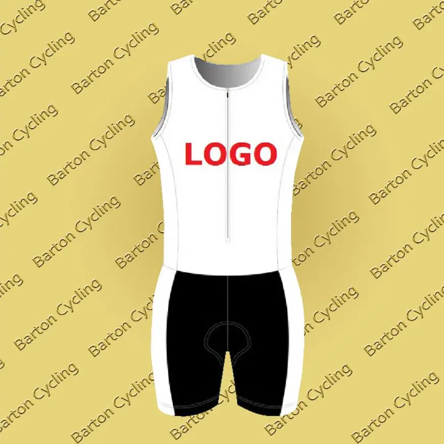 Barton Cycling Competitive Grade Quality Custom Design Sleeveless Racing Team Road Bike Triathlon Pad Elastic SkinSuit | Спорт и