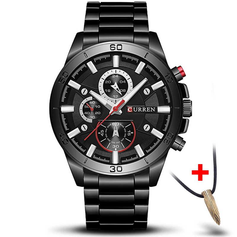 Часы CURREN Мужские кварцевые брендовые аналоговые спортивные армейские