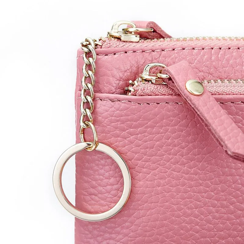 Кошельки для ключей из натуральной кожи женщин ключница органайзер мужской