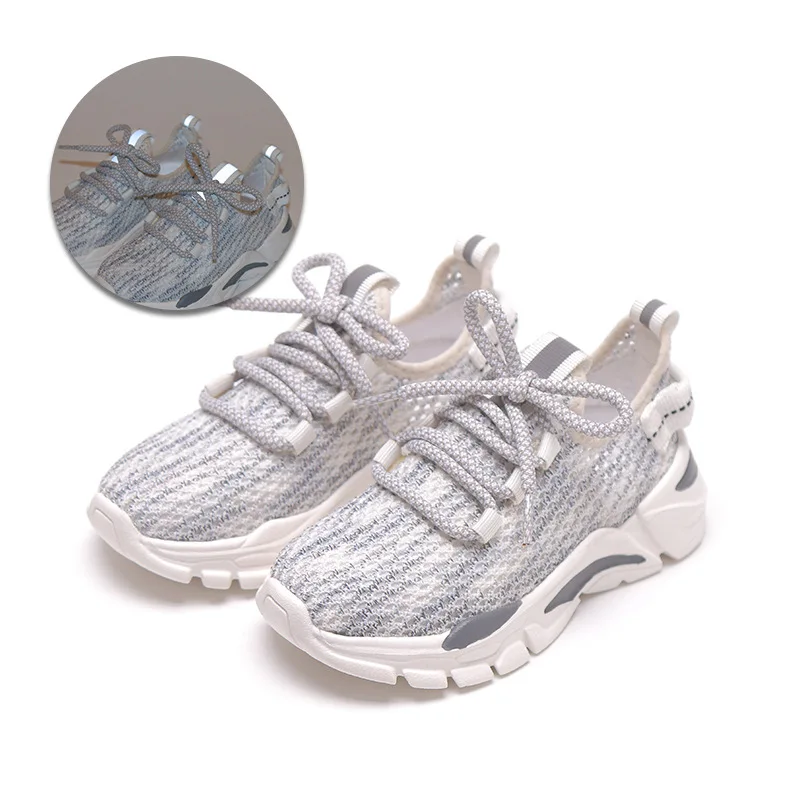 Children Sports Shoes Comfortable Kids Mesh Boys Sneakers Reflective Girls Breathable Net Sapato Infantil | Детская одежда и обувь