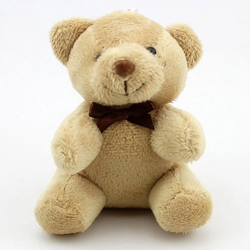 Детские мягкие игрушки Животные пушистый Мишка 8 см плюшевый медведь милые сумка