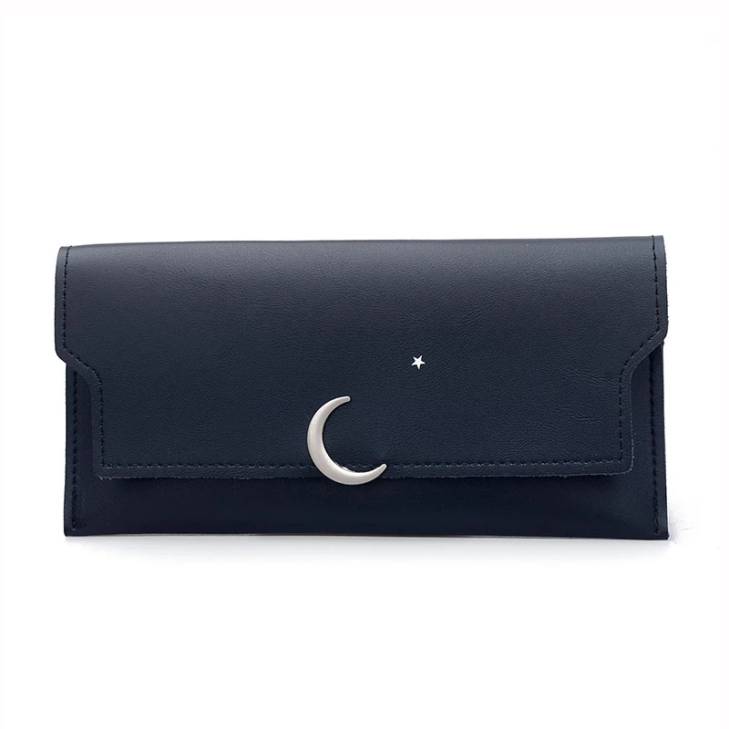 Простой Тонкий кошелек женский длинный участок корейской версии новой луны