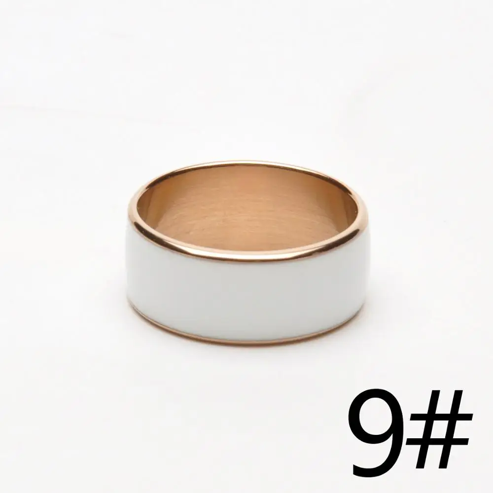 whiteSIZE9 Смарт Кольцо носимых Jakcom Timer2(MJ02) NFC волшебный замок приложения, Волшебная визитная карточка ссылка поделиться файлы для NFC мобильного телефона - Цвет: whiteSIZE9