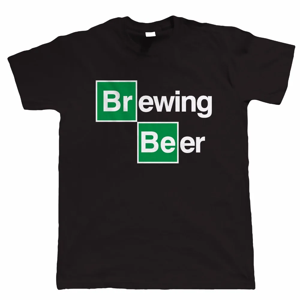 

Hot 2019 Hot sale Fashion Black Cotton T-Shirt Brewing Beer, Funny Mens T Shirt - Home Brew Gift For Dad Him Tee Shirt