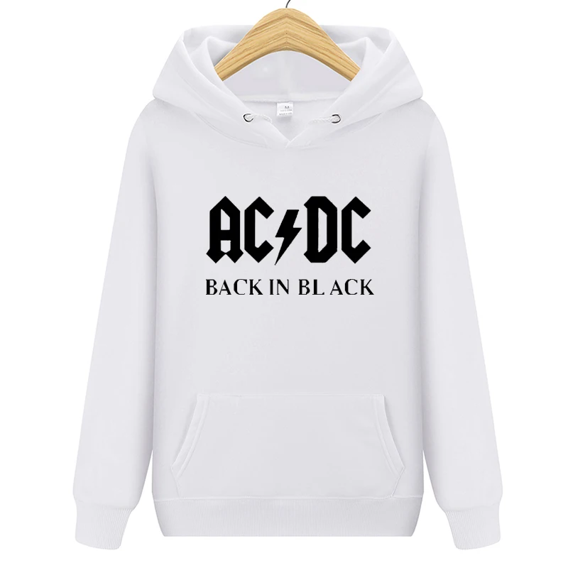 Мужская толстовка с капюшоном в стиле хип-хоп рок-группы ACDC, мужская повседневная уличная куртка, толстовки с капюшоном, мужская и женская брендовая одежда