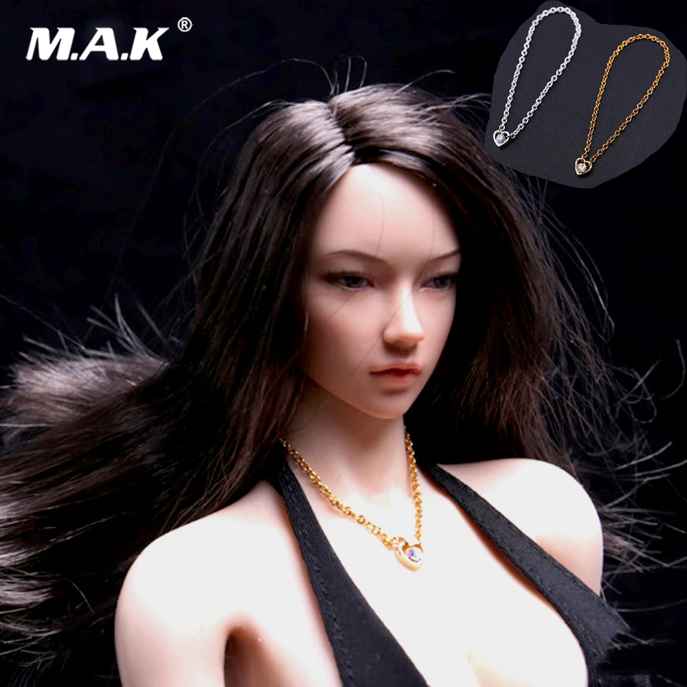 Цепочка с куклой в масштабе 1:6 для женщин ожерелье цепочкой до ключицы ювелирное