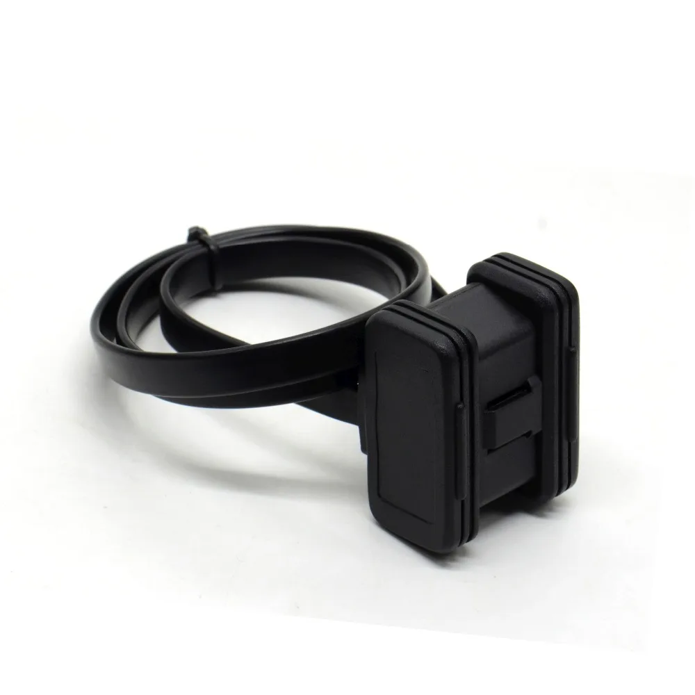 100 см 60 плоский тонкий As Noodle OBD2 OBDII OBD 16Pin ELM327 кабель удлинитель диагностический