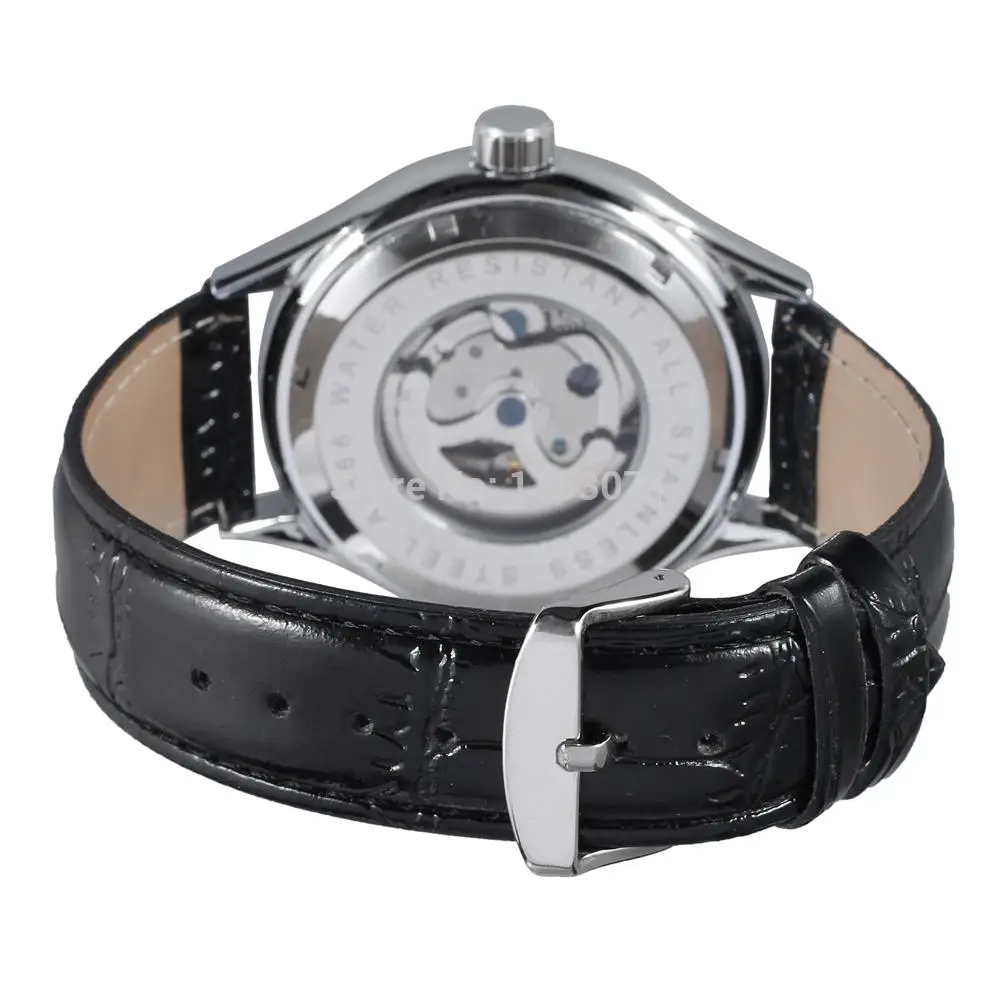 Новые автоматические Модные мужские часы-скелетоны FSG8085M3S2 Forsining с автоподзаводом