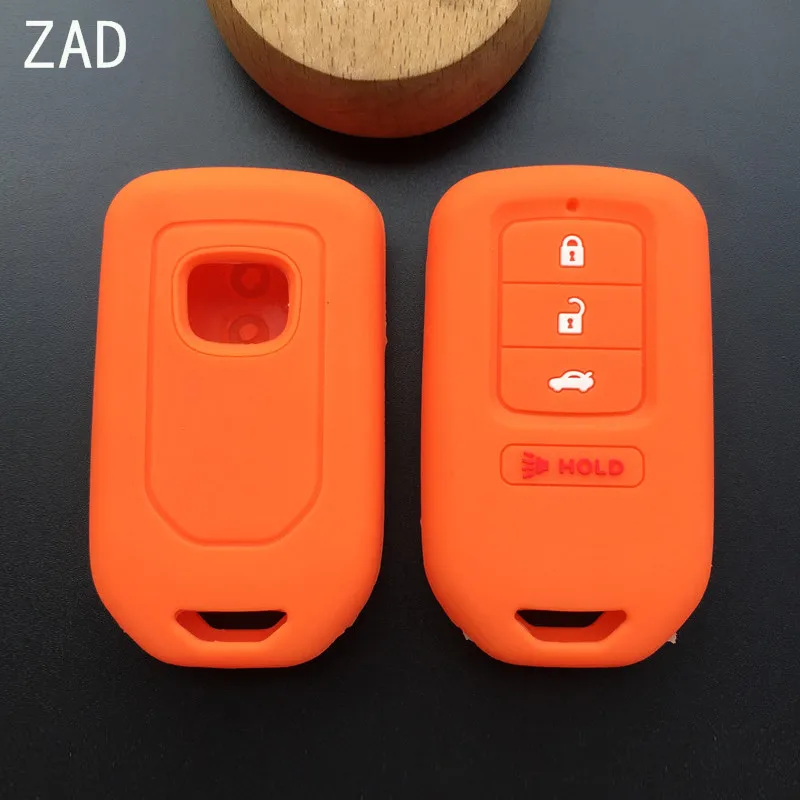 Чехол для ключа автомобиля ZAD силиконовый резиновый чехол Honda Accord Civic Crosstour CR-V
