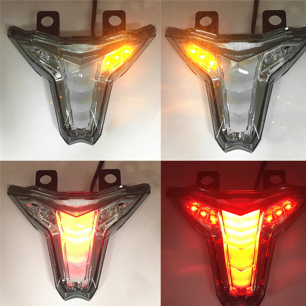 Мотоциклетный задний светильник s LED стоп сигнал поворота для Kawasaki Z1000 2014 2018 Ninja 250