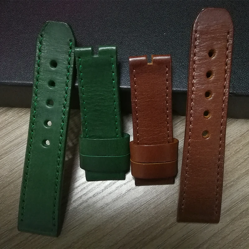 Ремешок для часов ручной работы из натуральной кожи наручные часы кожаный