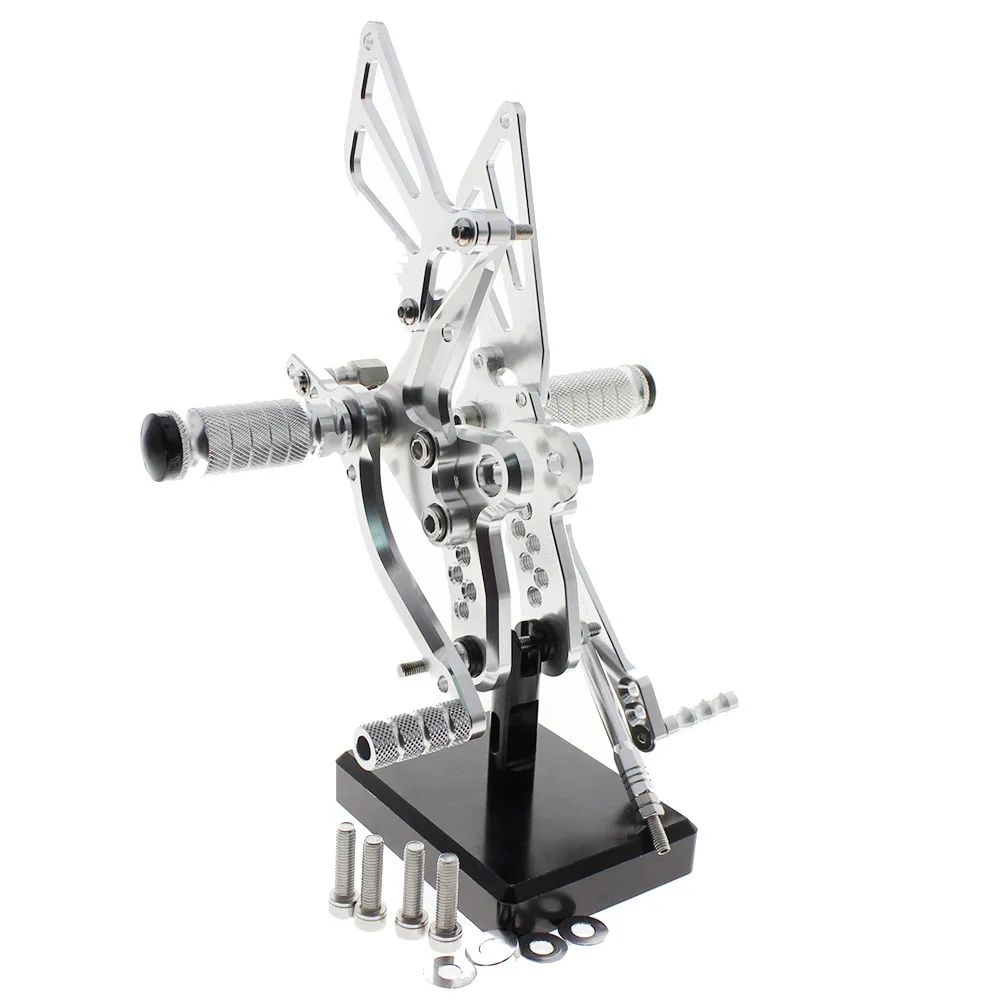 CNC Алюминий Регулируемая подножки для Suzuki Hayabusa GSX1300R 2002 2003 2004 2005 2006 2007 2008 2009 2010 2011 2012