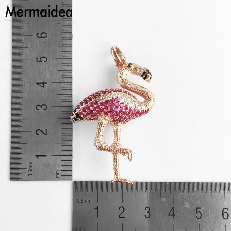 Кулон красная птица большой 2020 Новая мода посеребренные ювелирные изделия Стиль