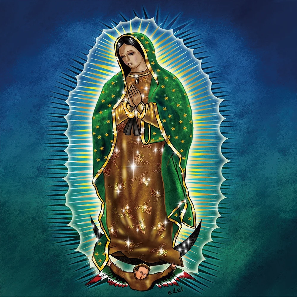 Фланелевое одеяло постельные принадлежности одеяло s предлагает мягкое на ощупь и уютное тепло, леди Гуадалупе Девы Марии