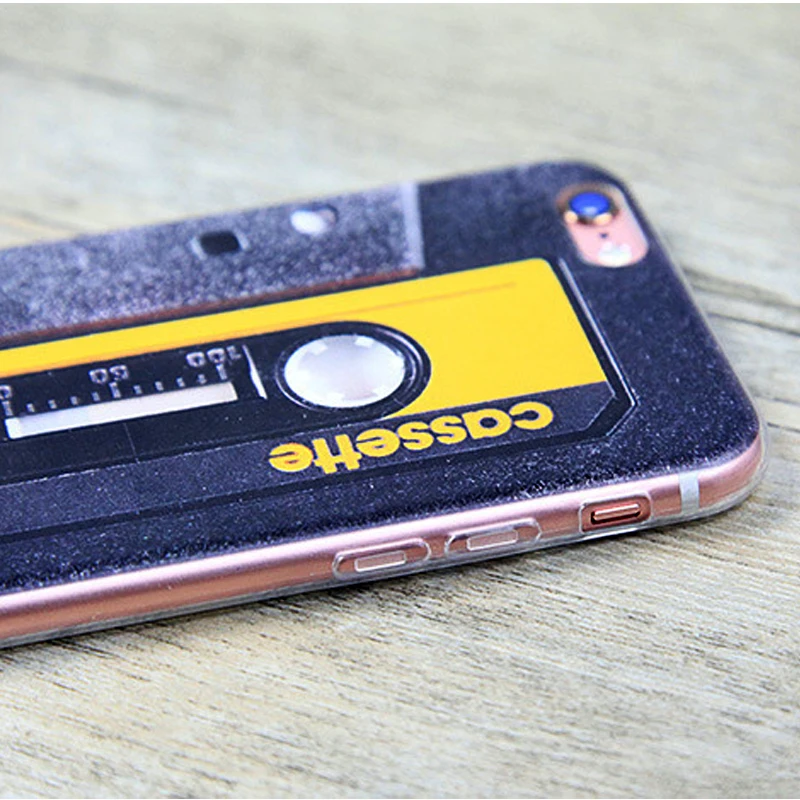 Funny Designs Retro Soft TPU coque For iphone 7 Camera Game Machine Cartoon Painted Cover iPhone 6 6s 8 plus Phone Cases |