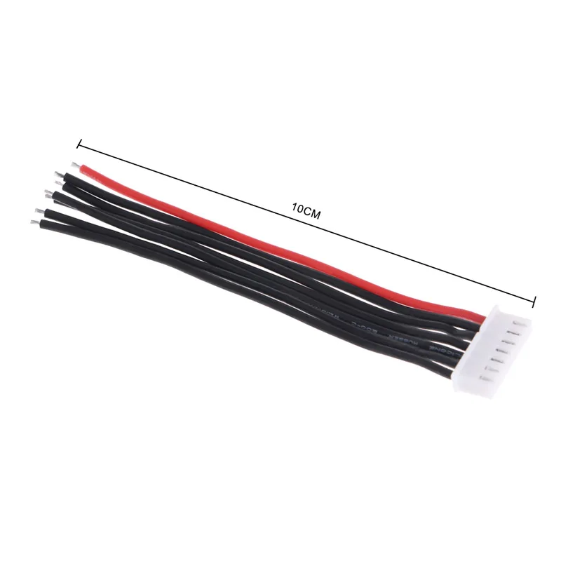 Высокое качество 10 см 6S1P Lipo Кабель зарядного устройства 22 AWG кремниевый провод JST
