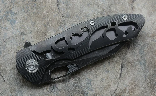 blak CH3515 Флиппер складной нож s35vn лезвие Титан Ручка Открытый Отдых выжить Охота карман фрукты Кухонные Ножи EDC инструменты - Цвет: blak