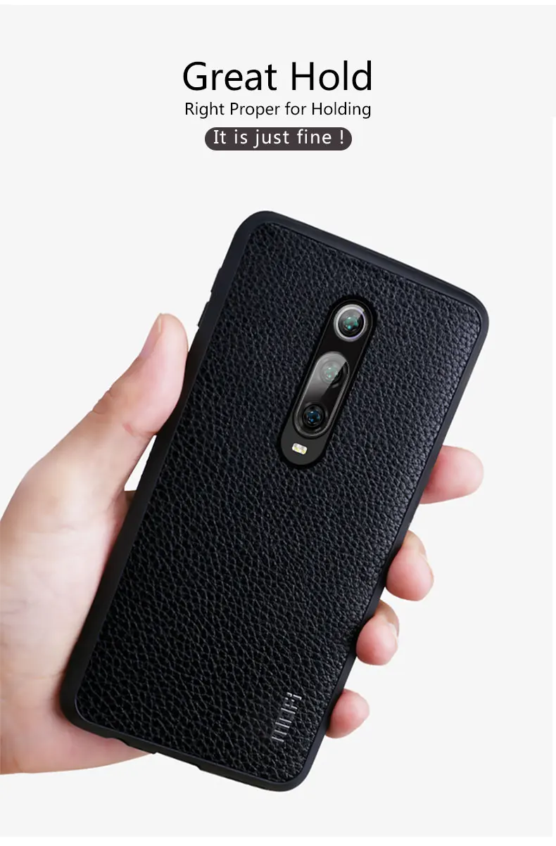 K20 чехол для Xiaomi Redmi K20 Pro чехол Mofi для Xiaomi Mi9T pro Чехол из искусственной кожи протектор деловой стиль коричневый красный черный