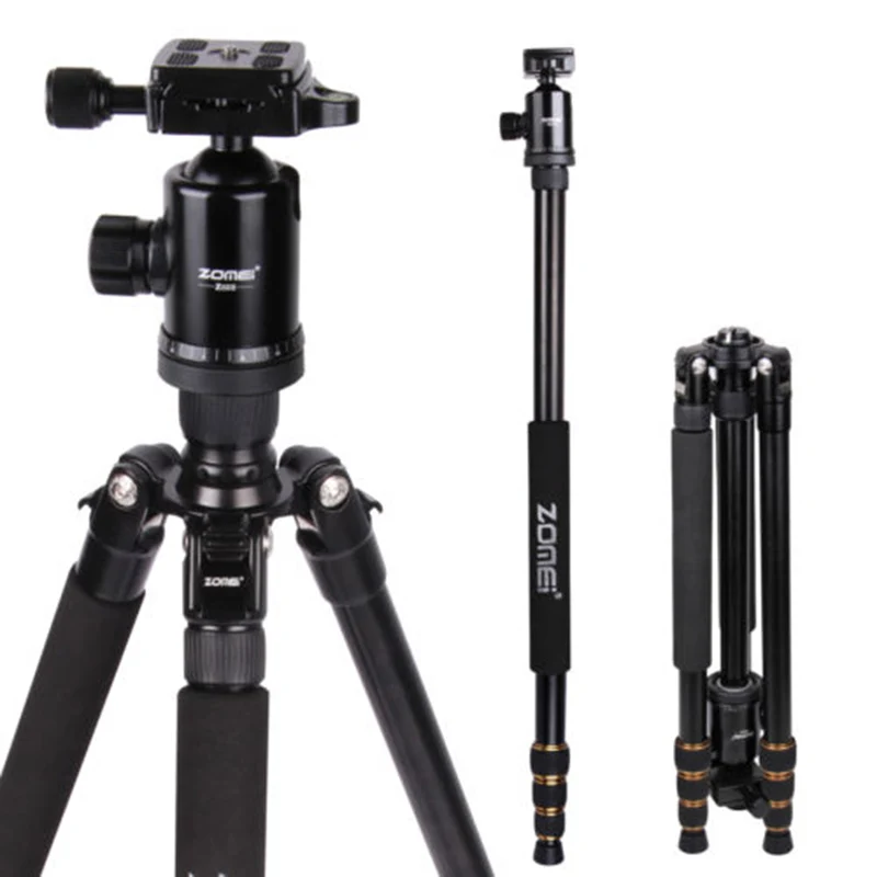 Zomei Professional камера штатив z 668 алюминий портативный путешествия Стенд для canon nikon sony