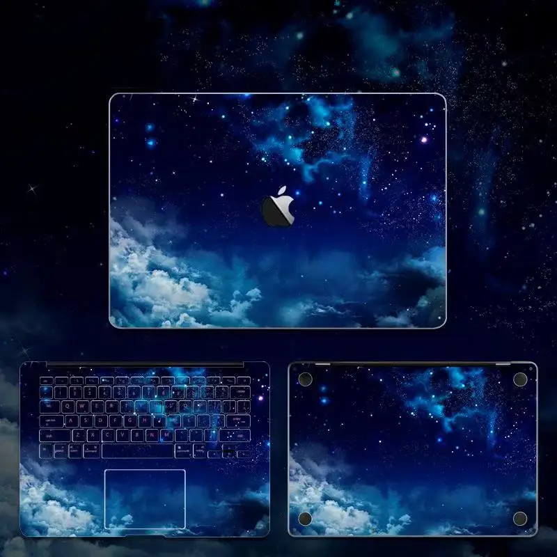 Три стороны милый прекрасный ПВХ ноутбук наклейка для Apple Macbook Air Pro retina 11 12 13 15 дюймов Клавиатура Защитная крышка наклейка - Цвет: 001