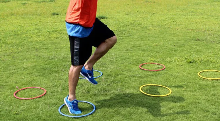 Бесплатная доставка кольцо для футбольных тренировок 12 шт./лот ABS Материал 40 см