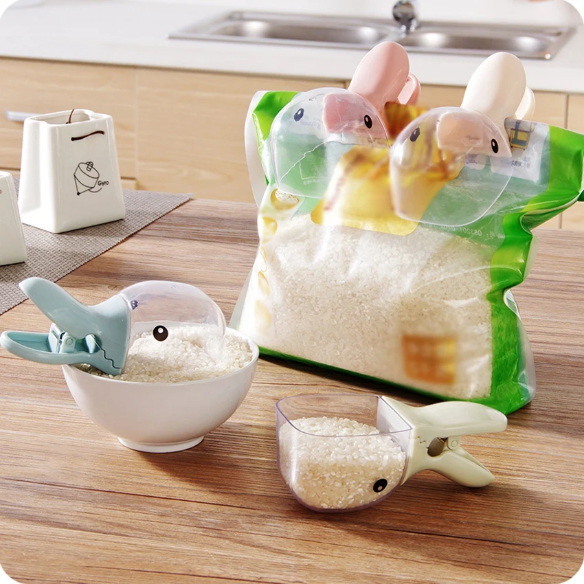 Творческий утка риса Лопата рисовой измерения мерная ложка чашки хлопья pp