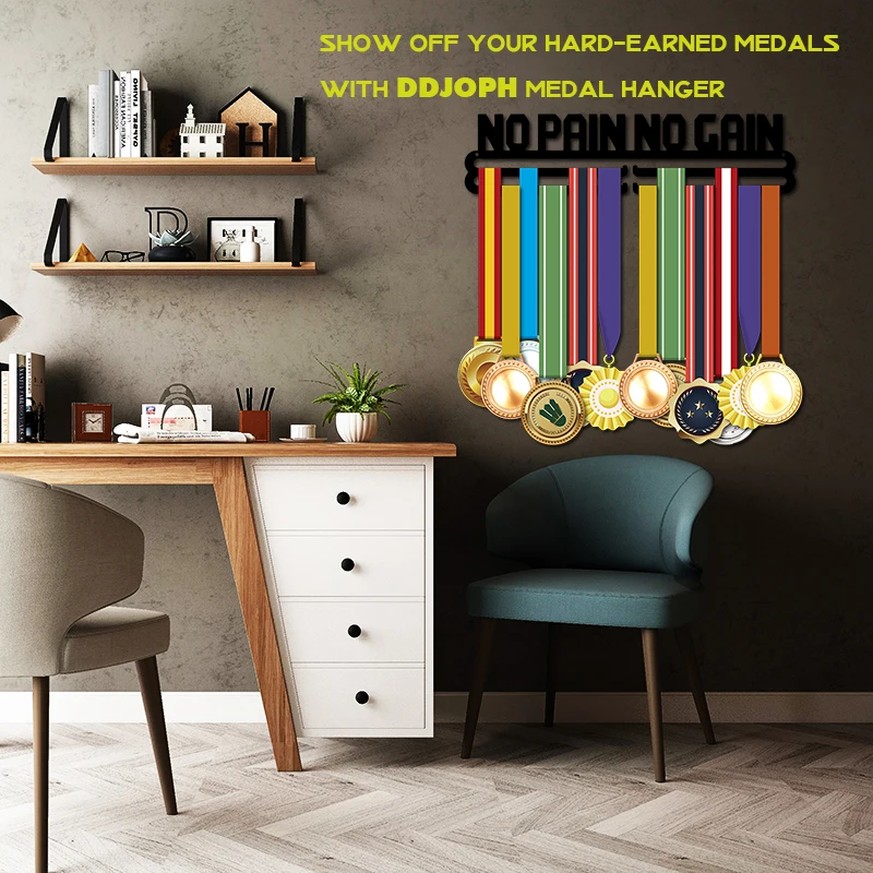 Медаль DDJOPH держатель для медалей без боли 28 + медалей|Подставки хранения и