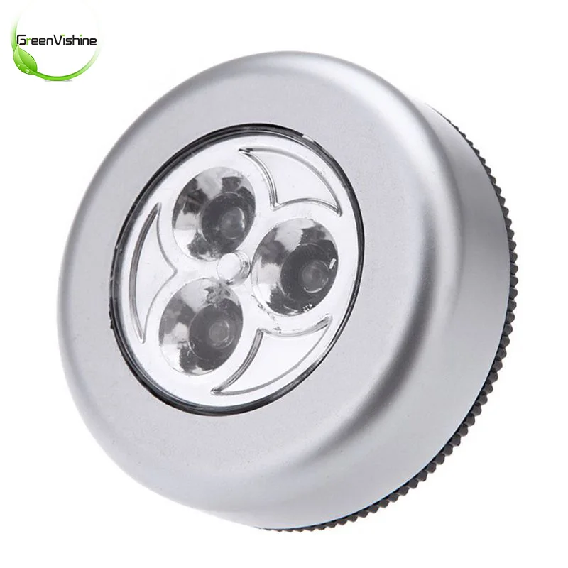 Мини-ночник с 3 светодиодами на аккумуляторах беспроводной сенсорный светильник