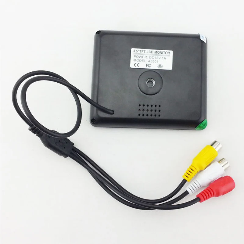 Автозапчасти автомобильный монитор ABS пластик 3 5 дюймов TFT HD Черный Автомобильный