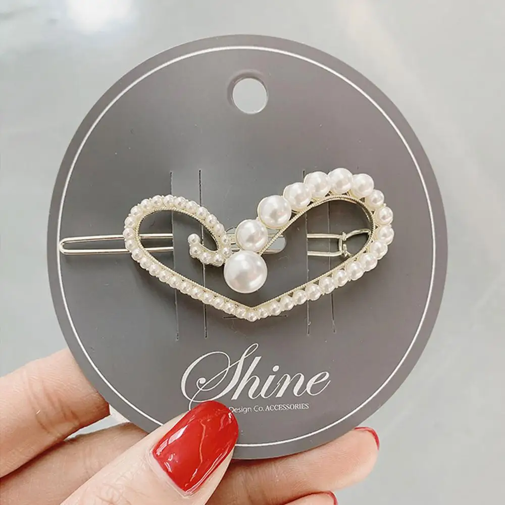 Pearl-F M MISM Star заколки для волос для женщин, модные милые имитирующие заколки в Корейском стиле, металлические заколки для волос из сплава, аксессуары для волос для девочек - Цвет: Pearl-F