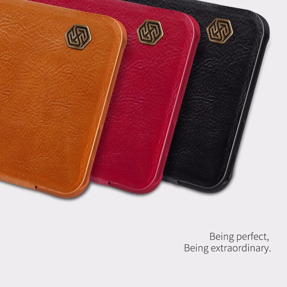 A9s Case for Samsung Galaxy NILLKIN Qin Business Flip Leather A9 2018 Card Slot Back Cover Phone | Мобильные телефоны и