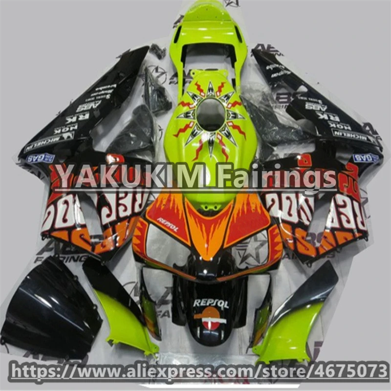 Впрыска ABS Обтекатели комплект для Honda CBR600RR 2003 2004 Honda f5 2003 2004 мотоциклетные Обтекатели CBR 600RR 2003 2004 пользовательские передка