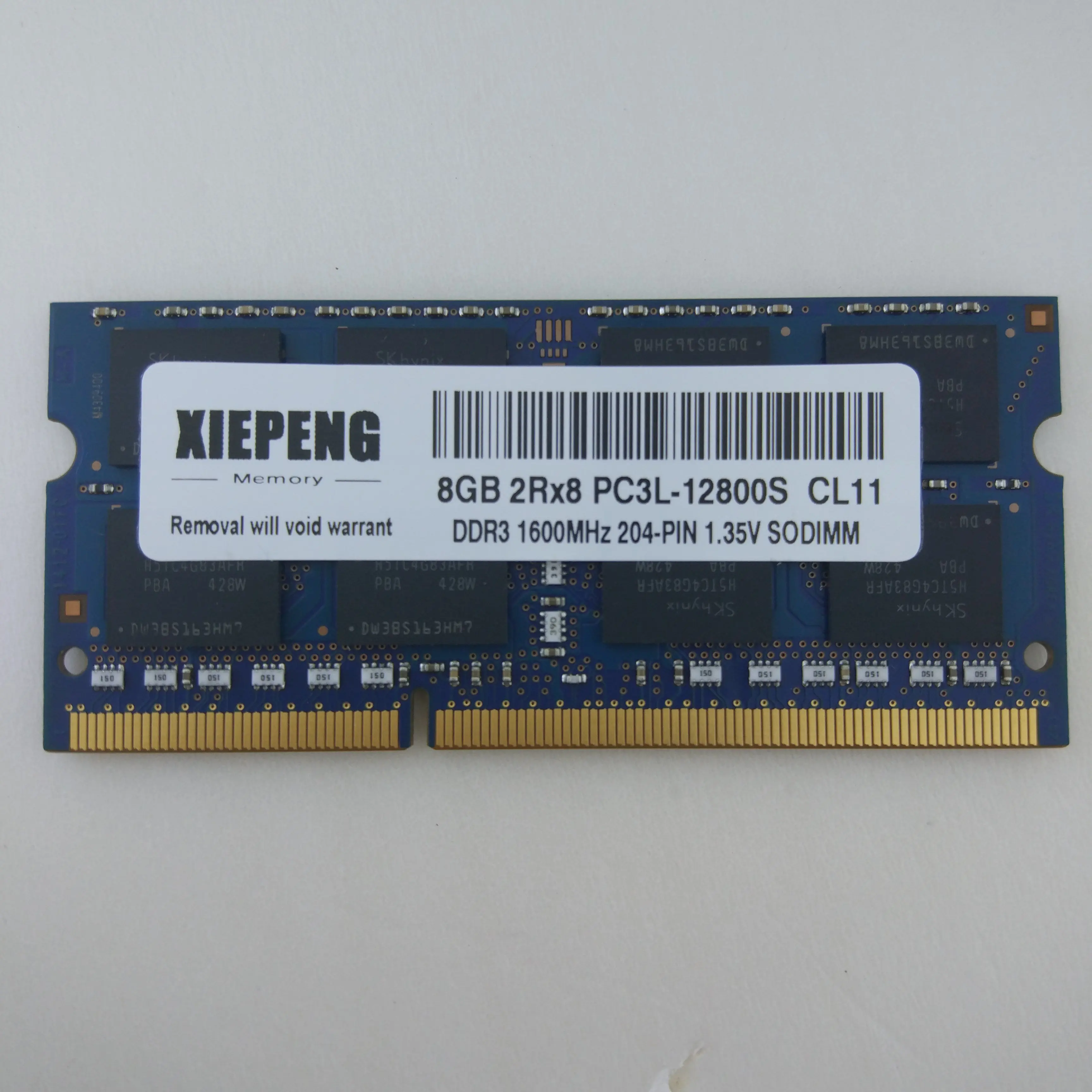 Оперативная память SODIMM для ноутбука Lenovo ОЗУ 8 ГБ 2Rx8 4 Гб DDR3L 1600 МГц