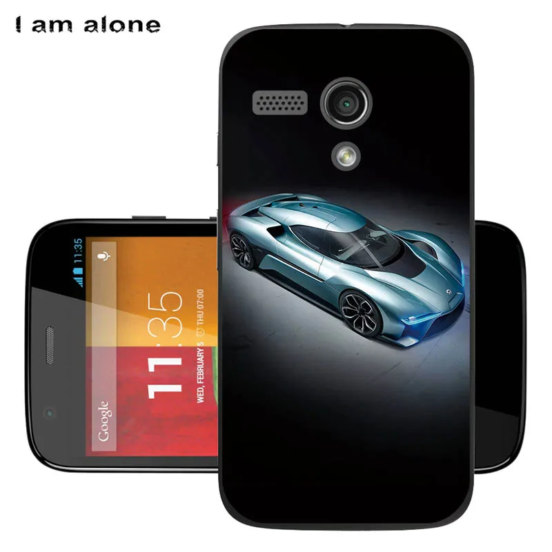 Чехлы для телефонов I am alone для Motorola Moto G XT1032, мягкий ТПУ чехол для мобильного телефона, милые сумки для Motorola Moto G