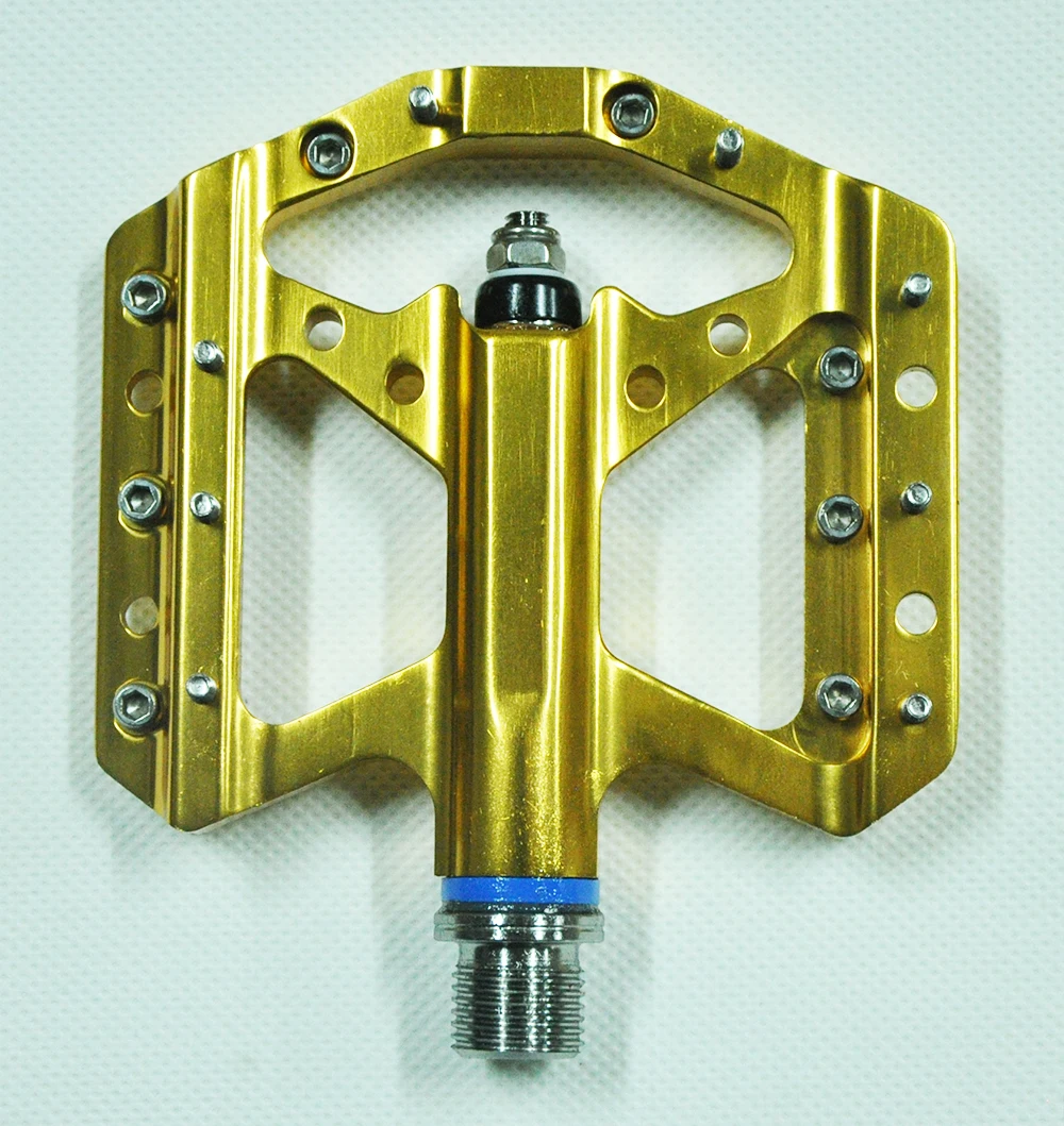 Сверхлегкая педаль для велосипеда с ЧПУ полировка анод титановый сплав ось