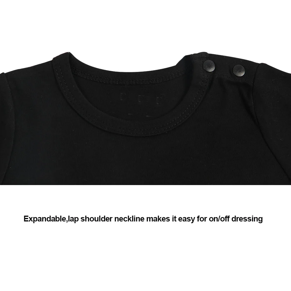 Culbutomind кто принт Лето хлопок короткий рукав забавные новорожденных обувь для