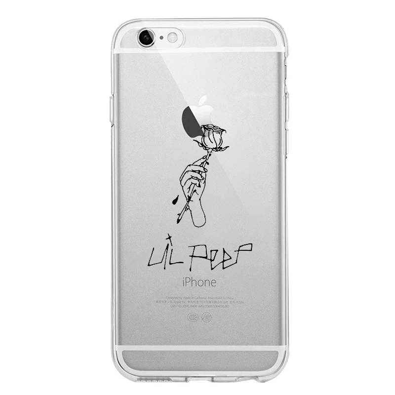 TPU Lil Peep Hellboy Love силиконовый чехол-накладка для IPhone X XS MAX XR 8 7 6 6S Plus 5 5S SE XS MAX Phone Coque Capa Funda - Цвет: TPU