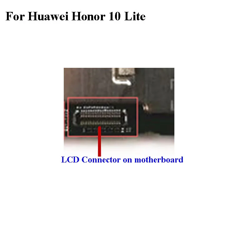 Коннектор FPC для Huawei Honor 10 Lite lite ЖК дисплей экран на гибком кабеле материнская