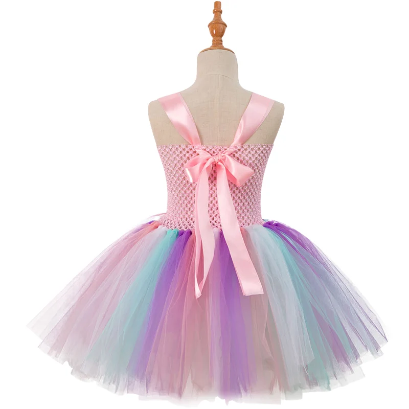 Kids Dresses For Girls Summer Wedding Dress Unicorn Party Costumes 2 3 4 5 6 7 8 9 10 Years | Детская одежда и обувь