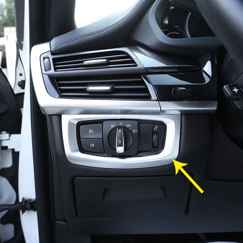 

Для BMW X5 f15 2014-2018 ABS Хромированная фара переключатель украшение рамка отделка автомобильные аксессуары