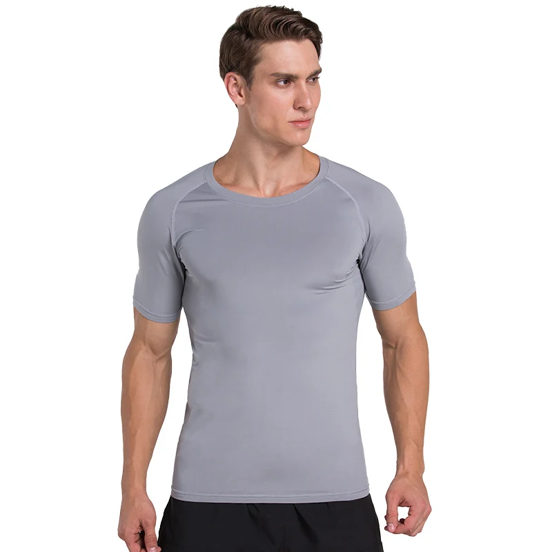 Мужская компрессионная футболка MMA Rashguard эластичная облегающая с длинными