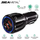 Автомобильное зарядное устройство, автомобильная розетка, адаптер питания, QC 3,0, быстрая зарядка, двойной USB, автомобильные электронные аксессуары