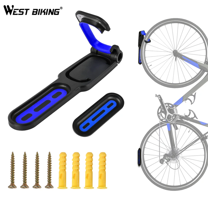 WEST BIKING крепление на стену для велосипеда, держатель для велосипеда, вешалка, крючок для хранения, Аксессуары для велосипеда, MTB велосипеда, велосипедная настенная стойка
