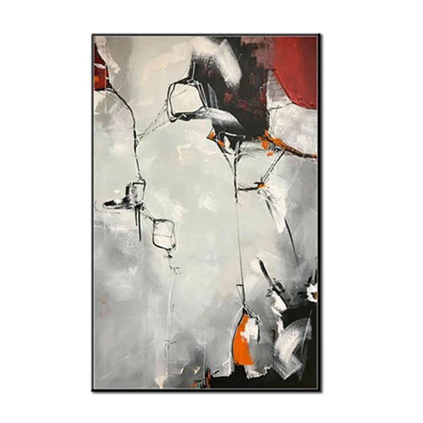 

Modern Abstract Color Oil Painting 100% Handmade Acrylic Canvas Wall Decor Art Unframed Painting Home Decor For Living Room